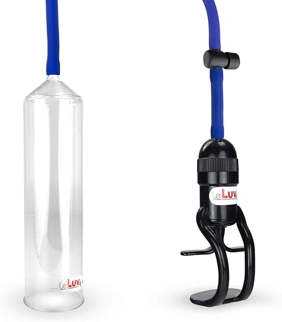 LeLuv Vacuum Pump Slippery Silicone Hose Zgrip Basic Male Enhancement Kit