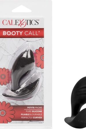 CalExotics Booty Call Petite Probe  Silicone Prostate Anal Plug  Adult Fetish Sex Toy for Couples - Black