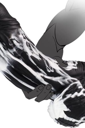 2.68'' Diameter Thick Black Dildo, 10 inch Huge Silicone Dargon Dildo Monster Cock with Strong Suction Cup for Hands-Free and Anal Play, Large Dildos G-spot Stimulator Anal Sex Toys for Women and Men