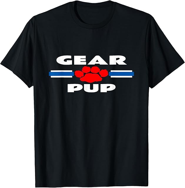 Gear Pup Gay Puppy Play Fetish Leather Kink Dom Sub T-shirt T-Shirt