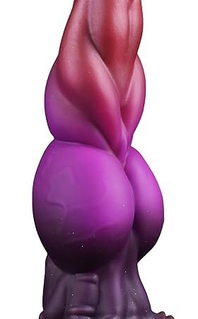 9" Thick Horse Dildo Huge Dragon Dildo, Big Knot Fantasy Monster Dildos Anal Sex Toys with Strong Suction Cup, Dog Knotted Alien Silicone Animal Wolf Dildos for Gay Women Men