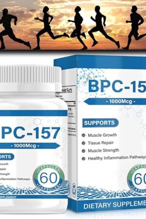 𝐁𝐏𝐂 157 Peptide Capsules 1000Mcg, Supports Muscle Growth, Tissue Repair, Strength, 60 Count