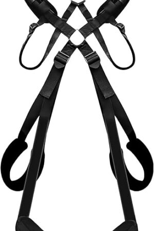BDSM Bondage Love Slings for CouplesAdult Sex Toys Sex Swing Bondage Slave Leather Sex Sling Adjustable Strap, Handcuffs Leg Restrainer Split Adult Toys for Couples