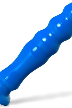 Dildo 3D Printed LeLuv Smoothie 7 inch Length Thick Width Blueberry