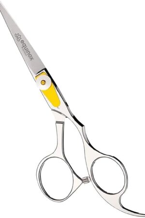 Equinox Professional Razor Edge Series Barber Hair Cutting Scissors - Japanese Stainless Steel Salon Scissors - 65? Overall Length - Fine Adjustment Tension Screw - Premium Shears for Hair Cutting