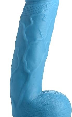 825 Inch Dildo with Balls - Blue