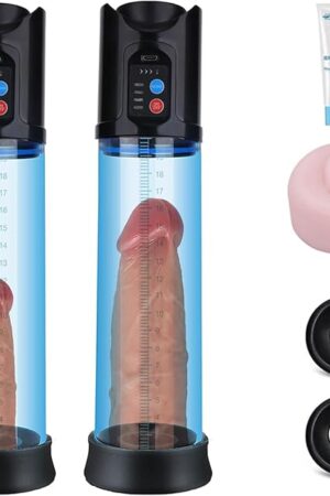 Electric Penis Vacuum Pump - Penis Enlargement Extend Pump Men Sex Toys - Pumps & Enlargers for Male Masturbation