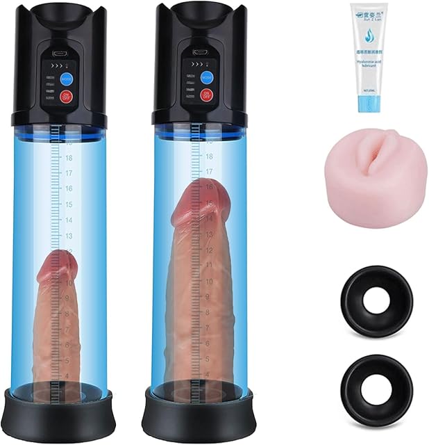 Electric Penis Vacuum Pump - Penis Enlargement Extend Pump Men Sex Toys - Pumps & Enlargers for Male Masturbation