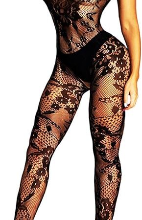 Womens Fishnet Bodysuit Sexy Body Stockings Lingerie Mesh Babydoll Teddy Sleepwear Tight Bodystocking