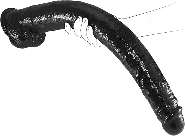 23.6 Inch Super Long Realistic Dildo, Huge Giant Dildo Sex Toys for Deepest Sex, Big Thick Anal Dildos with Strong Suction Cup, Soft Flexible Large Dildos Anal Plug for Women Men Gay