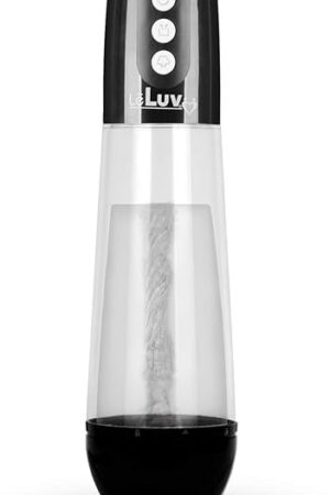 iPump Sucking Masturbator Penis Pump + Magic Sleeve Battery Operated - Black