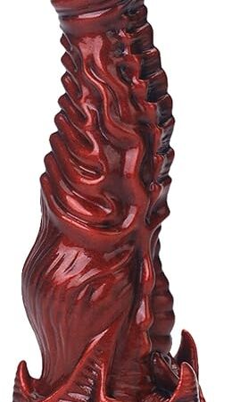 826in Monster Alien Dildo, Small Fantasy Anal Dildo with Suction Cup, Silicone Anal Sex Toys, Gay Sex Toys, Prostate Dildo, Sexual Pleasure Tools for Women Men (S)