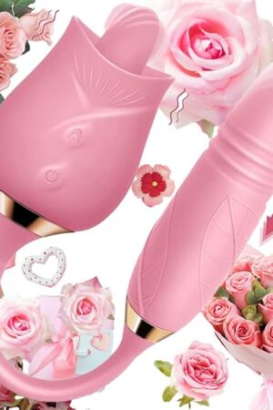 2024 Clitoralis Stimulator for Women Licking Sucking Toy for Woman Rose Shape Toys for Woman Pleasure Couples Gifts Adult Tools Pink DM743