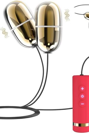Vibrator Bullet Adult Toys - Mini Vibrators Couples Sex Toys with 7 Vibration Modes,Double Egg Female Clitoral Stimulator Adult Sex Toys & Games,Remote Control Vibrator Sexual Pleasure Tools for Women