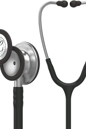 3M Littmann Classic III Monitoring Stethoscope, 5620, More Than 2X as Loud, Weighs Less, Stainless Steel Chestpiece, 27" Black Tube