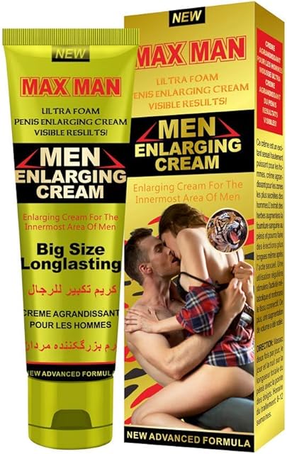 Generic Men MaxMan Yellow Massage Cream Penis Becomes Longer and Thicker Penis Enhancement Cream