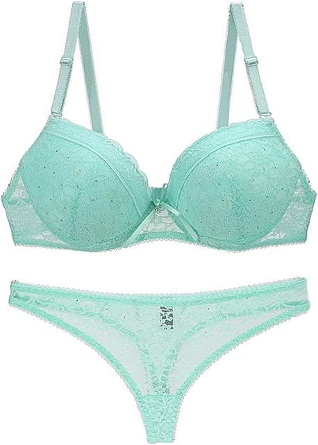 Women's Lingerie Sexy Push up Lace Bra Underwear Bikini Panties Set