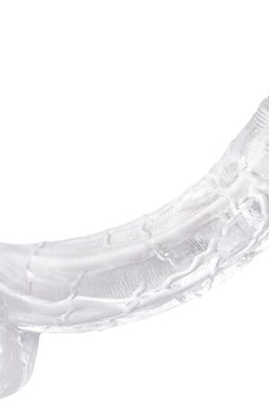 13 Inch Huge Realistic Clear Dildo Adult Sex Toys for Women, G Spot Anal Stimulation with Strong Suction Cup for Hands Free Play,Body-Safe Material Lifelike Large Penis Adult Anal Sex Toys for Couple