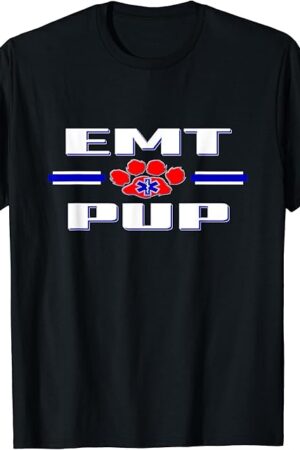 Gay EMT Pup Play Pride Shirt | BDSM Puppy Gear Fetish Tshirt