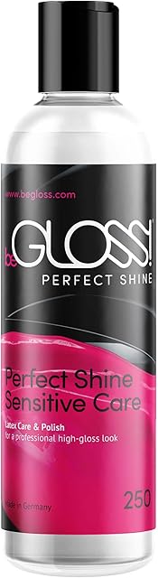 beGLOSS Perfect Shine 250 ML - Latex Polish - Ultimate high Gloss Shine - The Lubricant for The Polish & Care of Rubber & Latex Garments