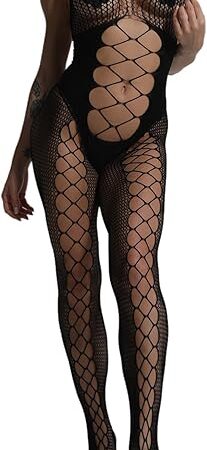 Fishing net Lingerie for Women Sexy Lace Babydoll Bodysuit Lingerie for Women