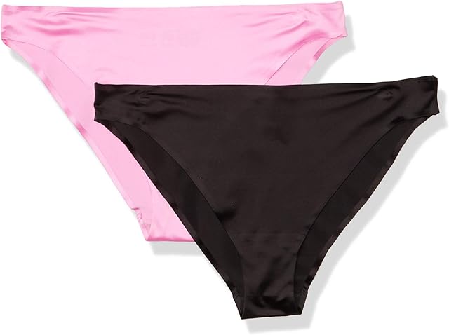 Women's No-Show Seamless Panty 2-Packs, BLACK HUE/LIGHT VIOLET V2, XX-Large