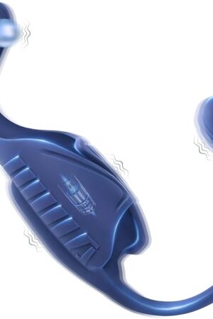 Adult Toy Penis Trainer Vibrator, 4 in1 Cock Ring Stimulators with 10 Vibration, Male Masturbator Glans Scrotum Anal Butt Prostate Massager Sex Toys for Men Couples