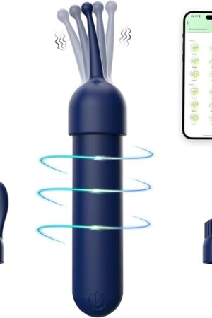 Bullet Vibrators for Women, Mini Vibrator Comes with 3 Different Silicone Heads, IPX7 Waterproof, USB Rechargeable - Zewxz Personal Massager with 10 Vibration Settings