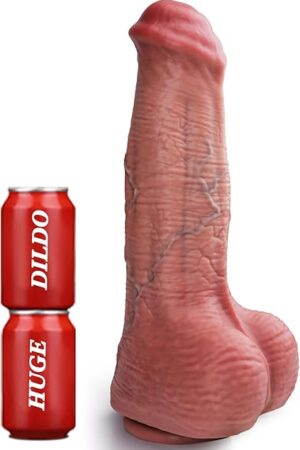 15 Inch Thick Horse Dildo for Advanced Player,3??Diameter Giant Dildo with Dual Density Silicone for G-spot,Huge Dildos with Suction Cup Adult Toy for Women Men Masturbation Extra Large Dildos