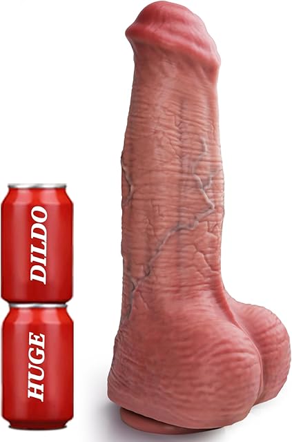 15 Inch Thick Horse Dildo for Advanced Player,3??Diameter Giant Dildo with Dual Density Silicone for G-spot,Huge Dildos with Suction Cup Adult Toy for Women Men Masturbation Extra Large Dildos