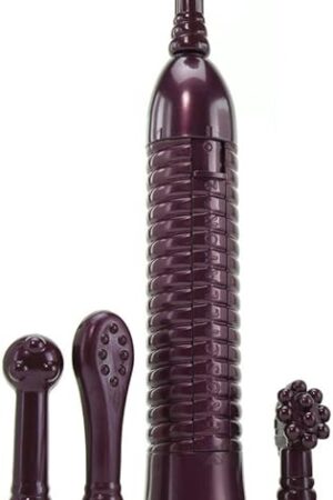 2 Plus Massager, Stimulator for Women, Waterproof Personal Vibrator with Soft Touch Attachment, Brown Combo, Clinically Proven Design