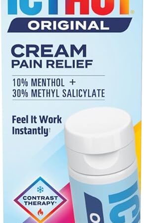 Icy Hot Original Pain Relief Cream, 3 oz, Feel It Working Instantly