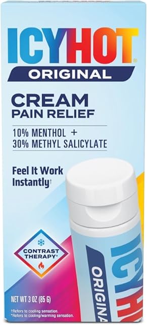 Icy Hot Original Pain Relief Cream, 3 oz, Feel It Working Instantly