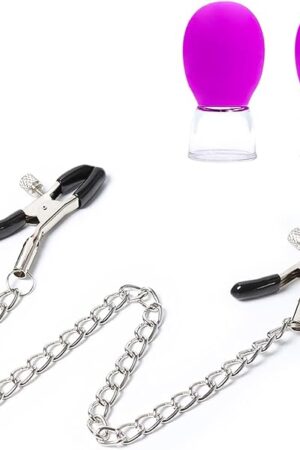 Adjustable Metal Nipple Clamps Clip for Women Non-Piercing Nipplerings Clip On Nipple Rings