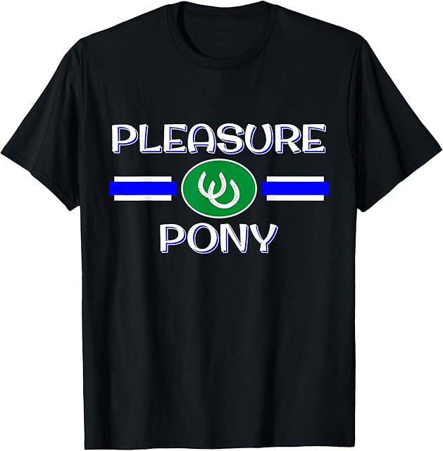 BDSM Pleasure Pony Fetish Shirt, Human Dom Sub PonyPlay Kink T-Shirt