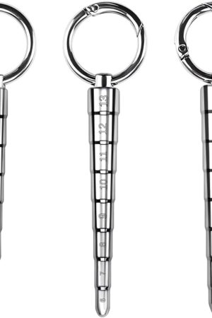 FST Penis Plug 3 PCS Urethral Sound, Stainless Steel Graduated Scale Urethra Dilator Male Masturbator for Urethral Stimulation and Training Adult Sex Toys for Men