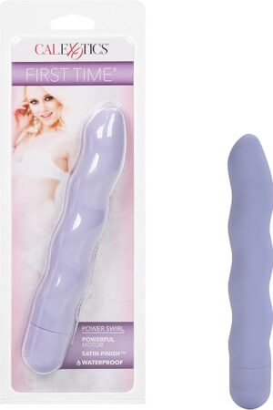 CalExotics First Time Power Swirl Bullet Vibrator for Women Adult Sex Toy - Purple SE-0004-18-2
