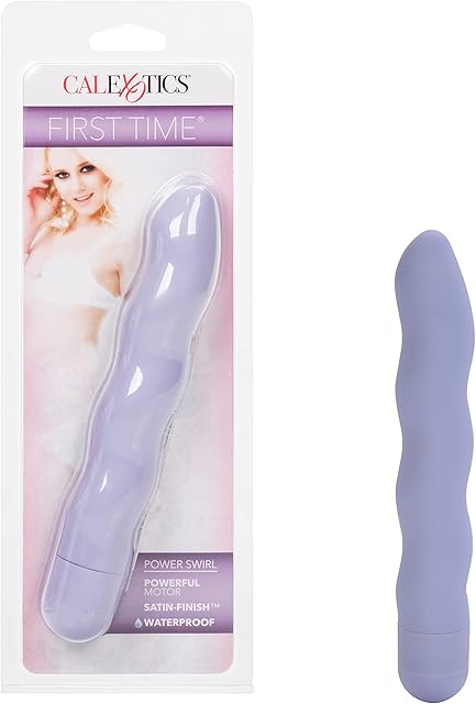 CalExotics First Time Power Swirl Bullet Vibrator for Women Adult Sex Toy - Purple SE-0004-18-2