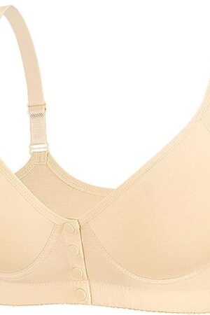 Womens Front Closure Push Up Bra Posture Correcting Bras for Seniors Sexy No Underwire Support Bras Comfy Soft Bras