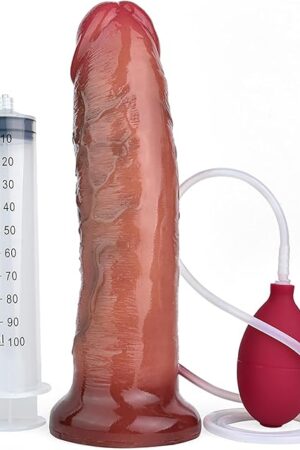 10 inch Squirting Dildo Huge Penis Liquid Silicone Big Realistic Dildo Thick Adult Sex Toys for Women G-Spot and Men Anal Large Prostate Massage