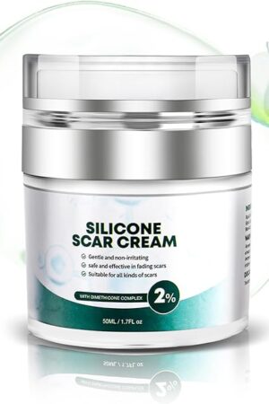 Advanced Scar Cream, Silicone Gel for Scars, Professional Scar Removal Cream for Surgical Scars, Stretch Marks, Old and New Scars 17 oz(50ml)