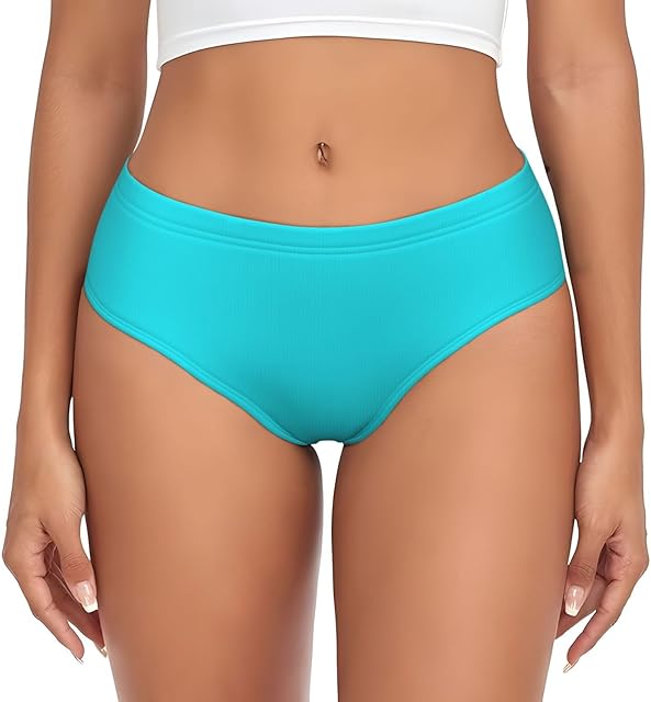 Aqua Womens Underwear Soft Briefs Ladies Panties Sexy Lingerie
