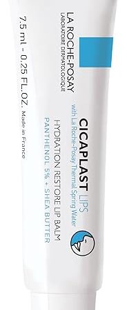 La Roche-Posay Cicaplast Lip Balm B5, Hydrating Balm with Shea Butter, Lip Treatment for Dry Cracked Lips, Moisturizing and Repairing Balm, Fragrance Free