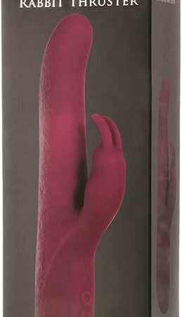 Adam & Eve Eve's Twirling 10 Speed Rabbit Thruster Vibrator, Clitoral Stimulating Personal Dildo Adult Sex Toy for Women & Couples, Clit & G Spot Vibrating Massage Tools Date Night, 95", Purple