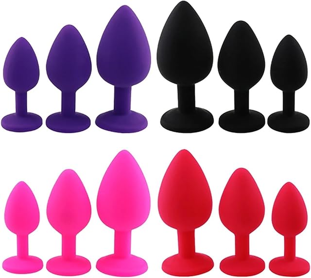 Anal Butt Plug Silicagel Anal Plug Dildos Anal Stimulator Masturbator Sex Product Soft Butt Plug Anal Sex Toys for Women and Men
