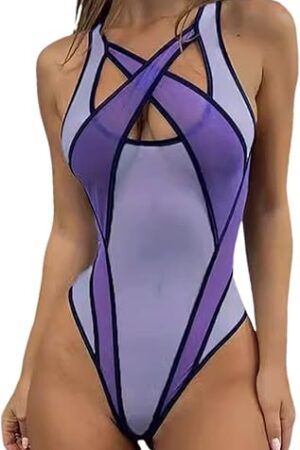 Womens Lingerie Sexy Mesh One Piece Lingerie Tights Corset Teddies Bodysuit Womens Lingerie Set Sexy Slutty