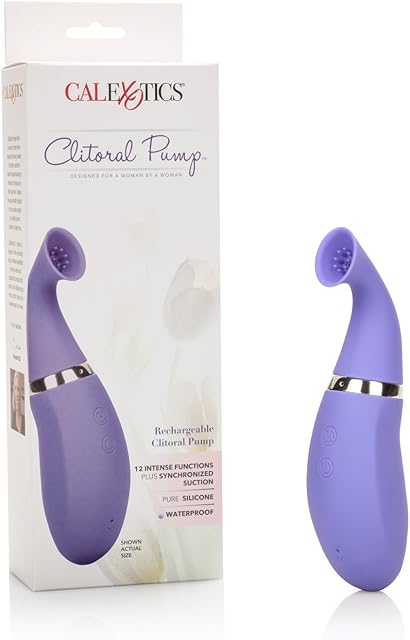 CalExotics Intimate Pump Rechargeable Clitoral Pump ? Female Sexual Enhancement Personal Massager ? Adult Sex Vibrator for Couples