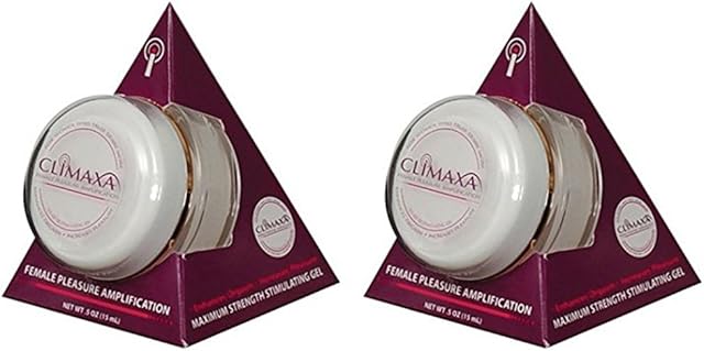 Climaxa Female Pleasure Amplification Orgasm Enhancement Stimulating Gel Size .5 Oz - 2 Pack
