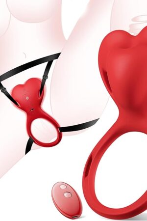Couples Vibrator Sex Toys - BIG SHOCKED 2in 1 Couples Sex Toys Wearable Panty Remote Control Vibrator Vibrating Panties for Women Men Female Adult Toy with 10 Vibrations Penis Clitoral Stimulator BDSM