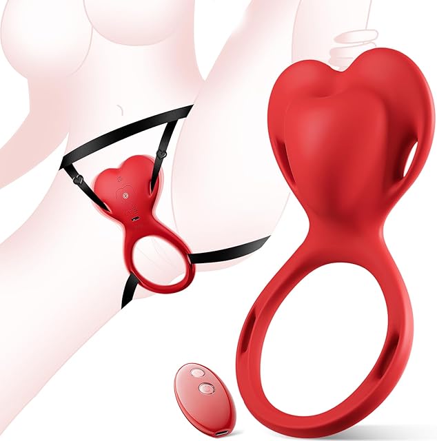 Couples Vibrator Sex Toys - BIG SHOCKED 2in 1 Couples Sex Toys Wearable Panty Remote Control Vibrator Vibrating Panties for Women Men Female Adult Toy with 10 Vibrations Penis Clitoral Stimulator BDSM